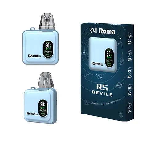 ROMA RS PRO 注油款主機 1200mAh|5-30W 可調功率|0.96 吋 TFT 螢幕|適用 OXVA XLIM SQ PRO 煙彈