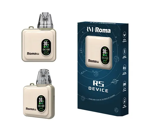 ROMA RS PRO 注油款主機 1200mAh|5-30W 可調功率|0.96 吋 TFT 螢幕|適用 OXVA XLIM SQ PRO 煙彈
