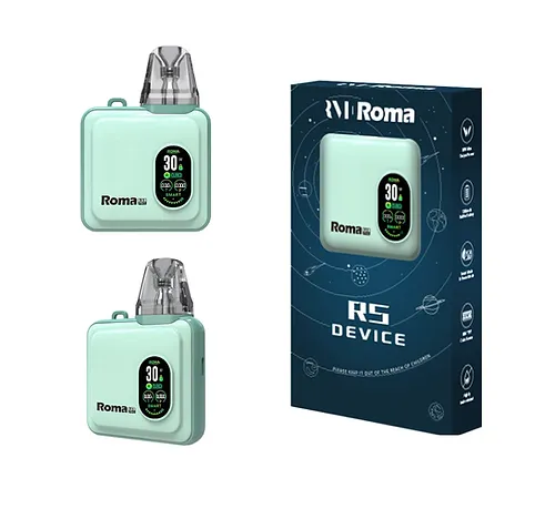 ROMA RS PRO 注油款主機 1200mAh|5-30W 可調功率|0.96 吋 TFT 螢幕|適用 OXVA XLIM SQ PRO 煙彈