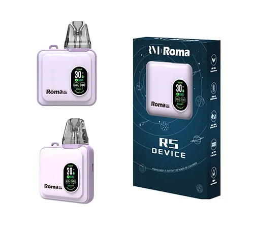 ROMA RS PRO 注油款主機 1200mAh|5-30W 可調功率|0.96 吋 TFT 螢幕|適用 OXVA XLIM SQ PRO 煙彈
