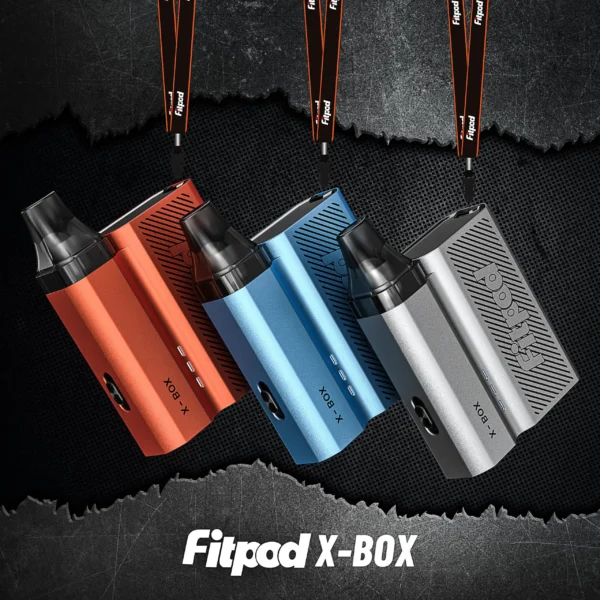 FITPOD X-BOX 斯萊克四代小煙主機 1300mAh 可調功率 10W-20W 適用0.8Ω/1.2Ω煙彈