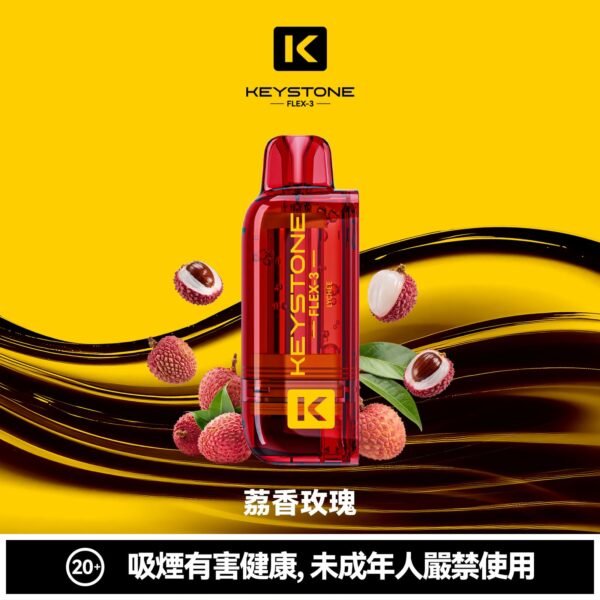 KEYSTONE FLEX-3 鑰石 25000口 專彈專機套裝|22W/28W/40W 三段功率・氣流可調・台灣現貨