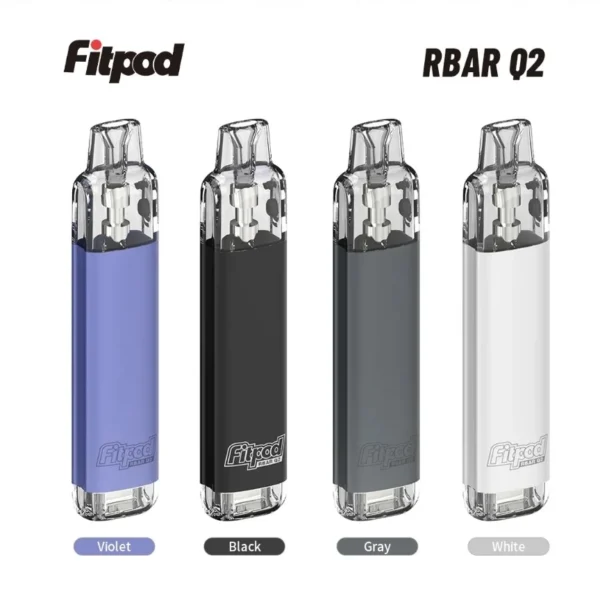 Fitpod RBAR Q2 可重注油拋棄式主機 600mAh Type-C 快充 2ml 油倉