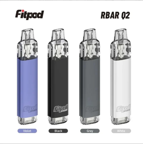 Fitpod RBAR Q2 可重注油拋棄式主機 600mAh Type-C 快充 2ml 油倉