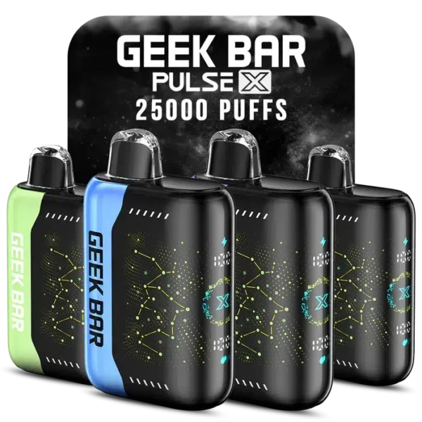 GEEK BAR PULSE X 25000口 拋棄式電子煙|雙模式・Mesh霧化・LED顯示