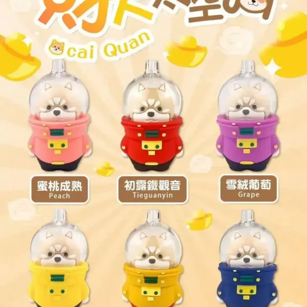 財犬 太空狗 8000口 一次性電子煙|12ML 可充電拋棄式 Type-C|台灣現貨