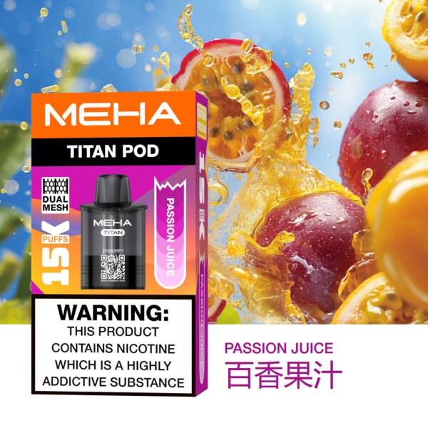 MEHA 魅嗨 TITAN 泰坦 15000 一次性電子煙|15ml 大容量・雙霧化芯・最高19W