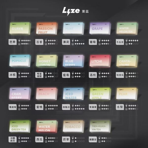 Lyze 萊茲 10000口換彈式電子煙煙彈|東京魔盒通用|穩定口感 × 長效續航