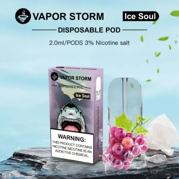 風暴五代煙彈1.webp VAPOR STORM 風暴五代煙彈 RELX/TUT 五代通用 2ml 3%尼古丁鹽